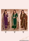 Pashan Vol 3 By Suryajyoti Jam Satin Embroidery Printed Dress Material Wholesale Price In Surat